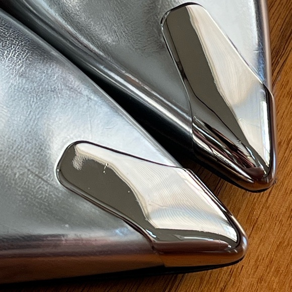 Alexander McQueen Sliver Harness Punk 105mm pumps, NEW - Picture 6 of 16